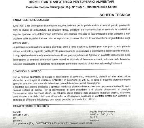 Sanificante professionale - sanificante,